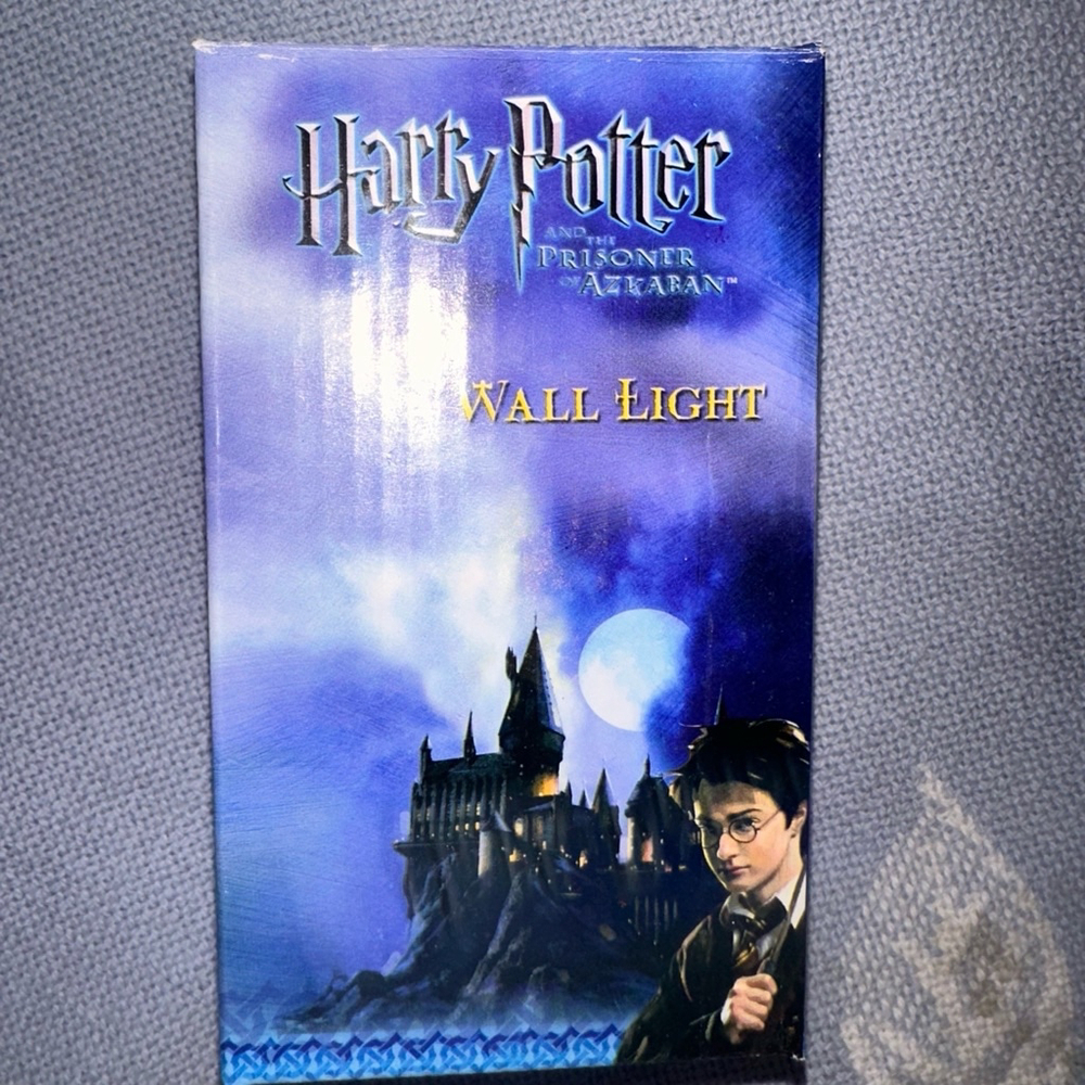 NOS Vintage Harry Potter Prisoner Of Azkaban Ceramic Wall Light Nightlight